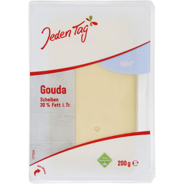 Jeden Tag Gouda leicht Scheiben
