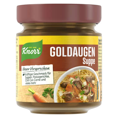 Knorr Bouillon Goldaugen Suppe