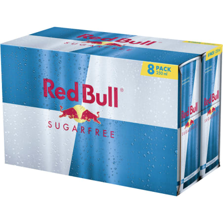 Red Bull Energy Drink Sugarfree 8er-Packung