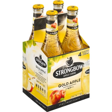 Strongbow Cider Gold Apple Tray 4x 0,33 Liter