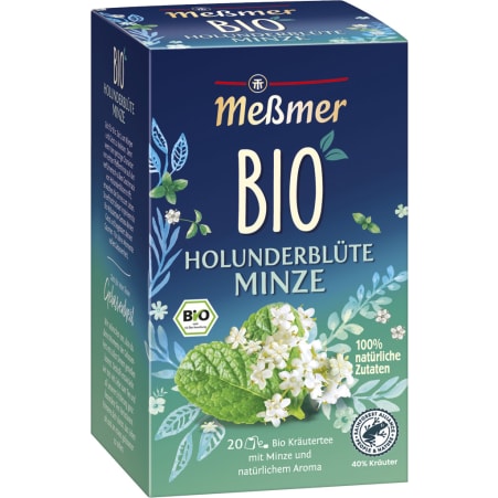 MESSMER Bio Holunderblüte Minze