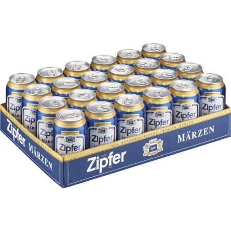 ZIPFER BIER Märzen Tray 24x 0,33 Liter Dose