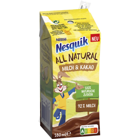 Nestlé Nesquik All Natural Milch & Kakao 0,18 Liter