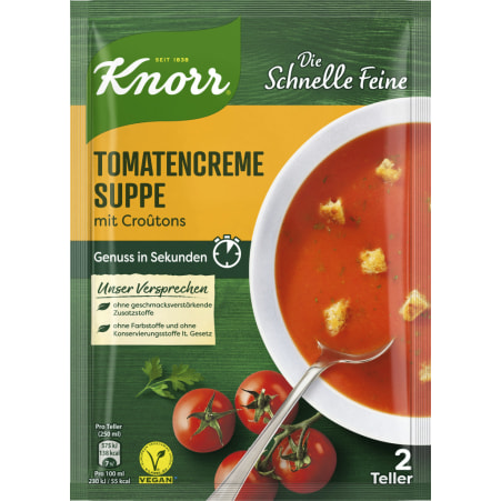 Knorr Die Schnelle Feine Tomatencremesuppe
