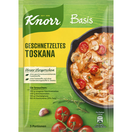 Knorr Basis Geschnetzeltes Toskana