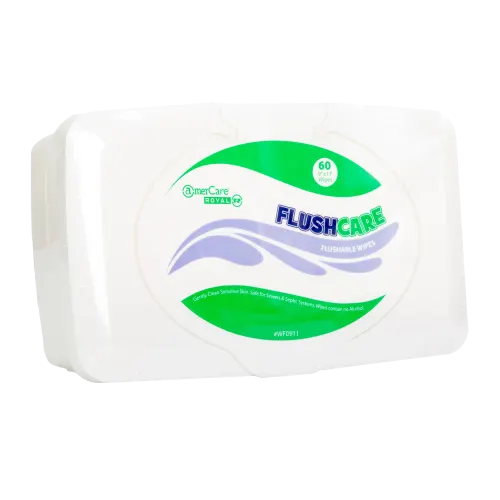 9" x 11" Spunlace Flushable Wipes