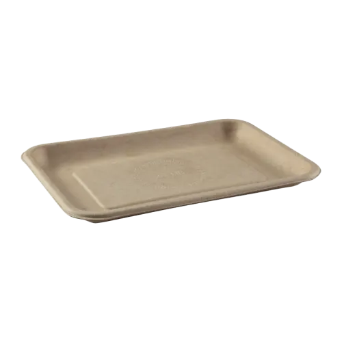 8" x 5.75" x 0.6" Molded Fiber Tray