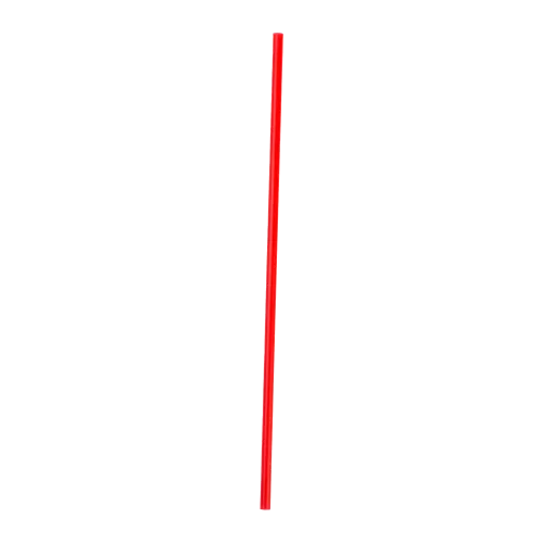 7" Stirrer Red Polypropylene Straws, Wrapped