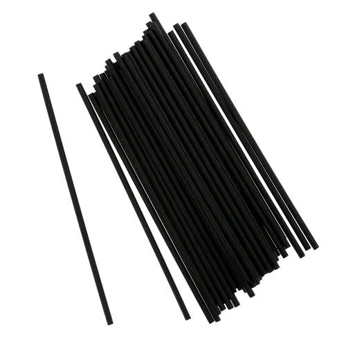 5" Stirrer Black Polypropylene Straws