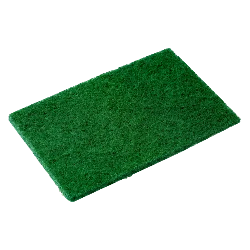 9" x 6" x 0.40" Green Heavy-Duty Scouring Pads Retail Pack