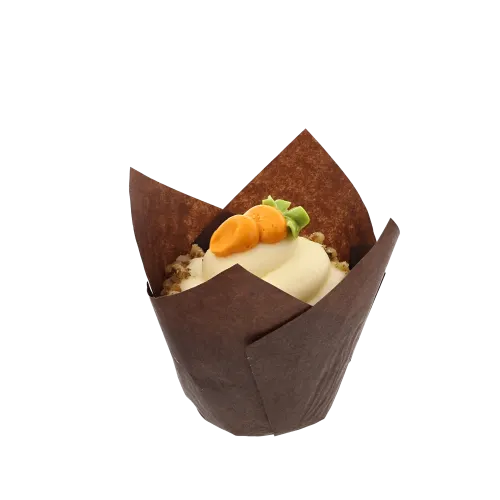 4 oz. Brown Tulip Baking Cups