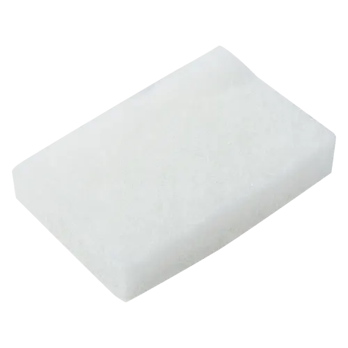 6" x 3.50" x 1" White Light-Duty Scouring Pads