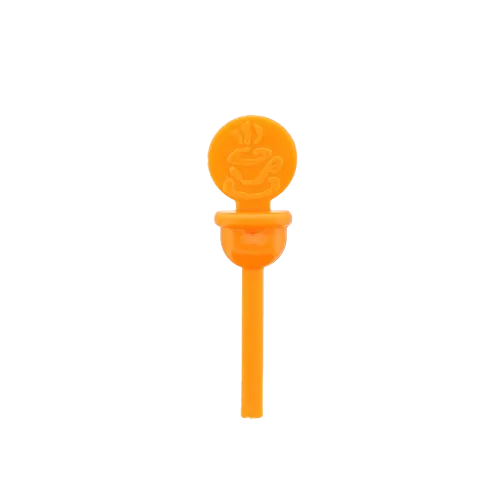 2" Orange Polystyrene Beverage Plugs