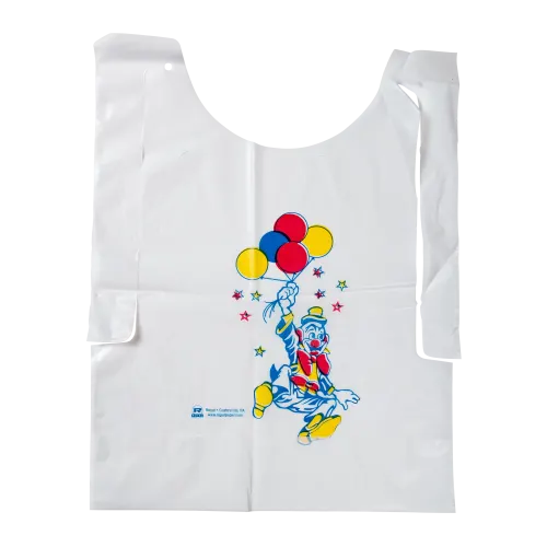 Children's Plastic Clown Bibs