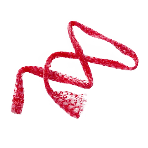 24" Red High-Density Plastic Mesh Bags