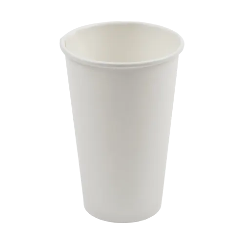 16 oz. White Poly Coated Paper Cold Cups