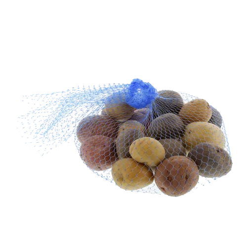 24" Blue High-Density Plastic Mesh Bags