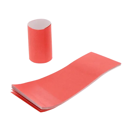 Red Paper Napkin Bands