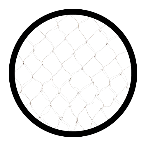 28" Dark Brown Lightweight Hairnets