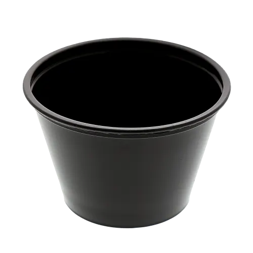 4 oz. Black Polypropylene Portion Cups