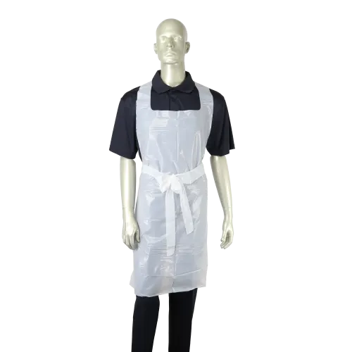 28" x 46" White Polyethylene Aprons