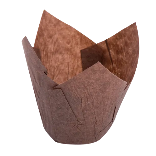 3 oz. Brown Tulip Baking Cups