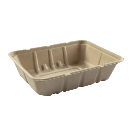 7" x 9" x 2.25" Shallow Molded Fiber Tub