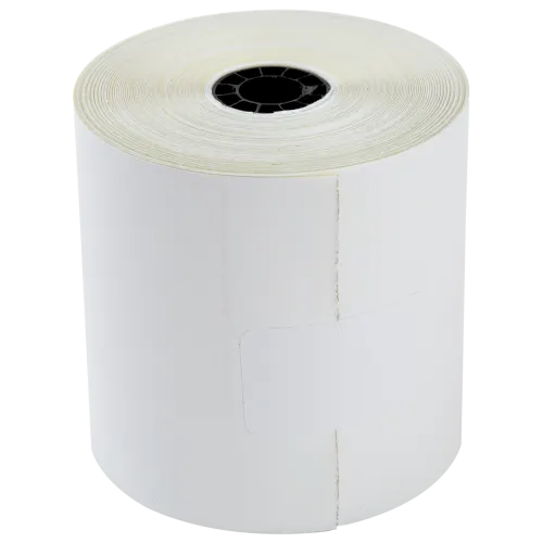 3" x 90' White Carbonless Register Rolls