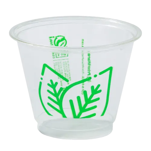 9 oz. Clear PLA Compostable Cold Cups