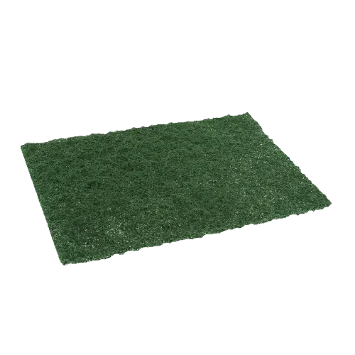 9" x 6" x 0.40" Green Heavy-Duty Scouring Pads Bulk Pack