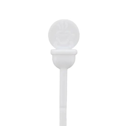 7.5" White Polystyrene Stir Stix Plug