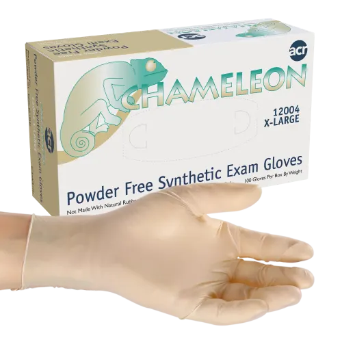 X-Large White Powder-Free Chameleon Synthetic Gloves