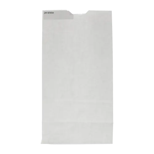 2# White Paper Grocery Bags