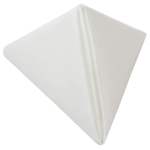 16" x 15" White Airlaid Dinner Napkin