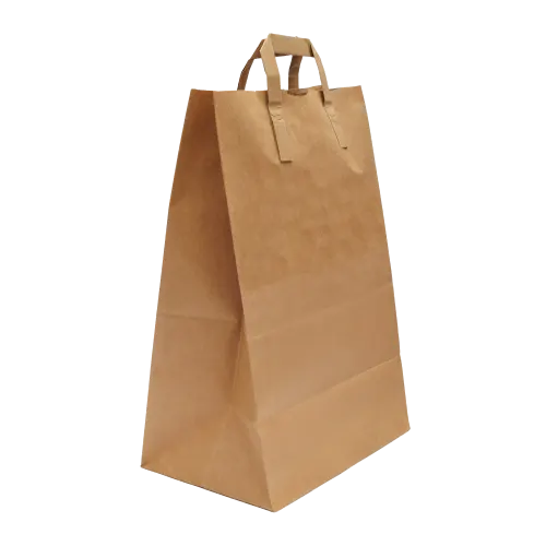 1/6 Eco Handle 70# Kraft Grocery Sacks