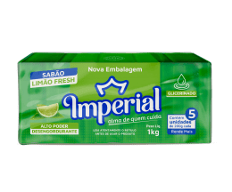 Sabão Imperial Limão Fresh conj. 5 unid de 200g