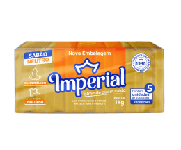 Sabão Imperial Neutro Conj. 5 Un De 200 G