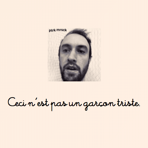 this is not a sad boy