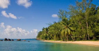 De tropische stranden van Sainte Marie
