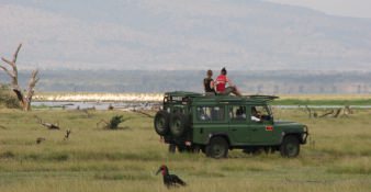 Lake Manyara, tegen de rand van het Riftvallei