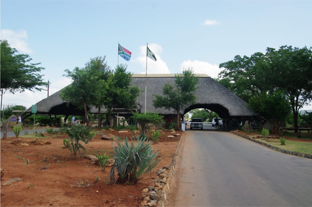 Malelane Gateway to Kruger National Park in South Africa