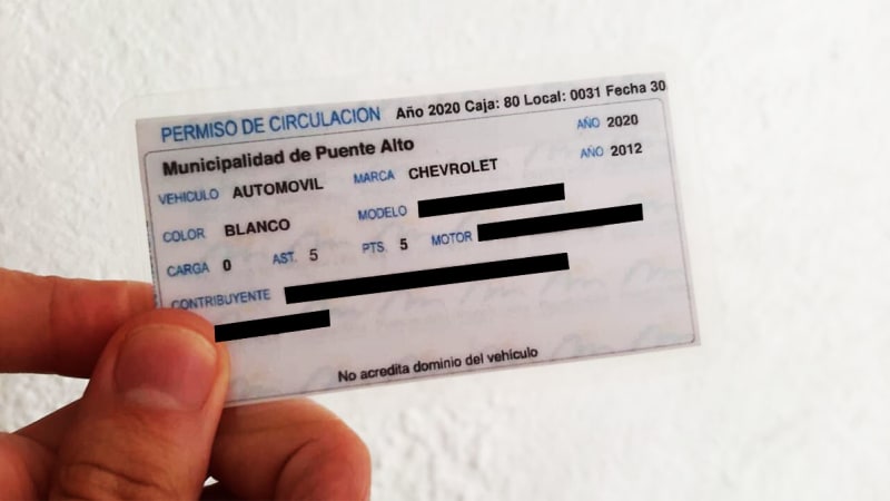  ¿Qué es el permiso de circulación en Chile?