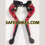 Buy RIDE IT ADJUSTABLE LEVER SET FOR MOTORCYCLE (MAROON) on 0.00 % discount