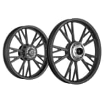 Buy ALLOY WHEEL SET FOR RE CLASSIC YMODEL COMPLETE BLACK KINGWAY on 0 % discount