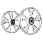 Buy ALLOY WHEEL SET FOR RE CLASSIC FATBOY HARLEY WHITE CNC RIM WHITE SPOKES KINGWAY on 0 % discount