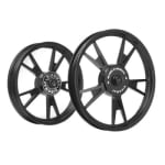 Buy ALLOY WHEEL SET FOR RE CLASSIC 10SPOKES COMPLETE BLACK KWAT3B KINGWAY on 0 % discount