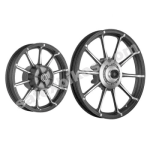 Buy ALLOY WHEEL SET FOR AVENGER BLACK 10SPOKES HARLEY KINGWAY on 0 % discount