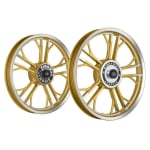 Buy ALLOY WHEEL SET FOR RE CLASSIC GOLD YMODEL HARLEY KINGWAY on 0 % discount