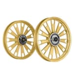 Buy ALLOY WHEEL SET FOR RE STANDARD COMPLETE GOLDEN ZIPP HARLEY KINGWAY on 0 % discount