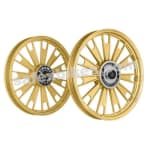 Buy ALLOY WHEEL SET FOR RE ELECTRA COMPLETE GOLDEN ZIPP HARLEY KINGWAY on 0 % discount